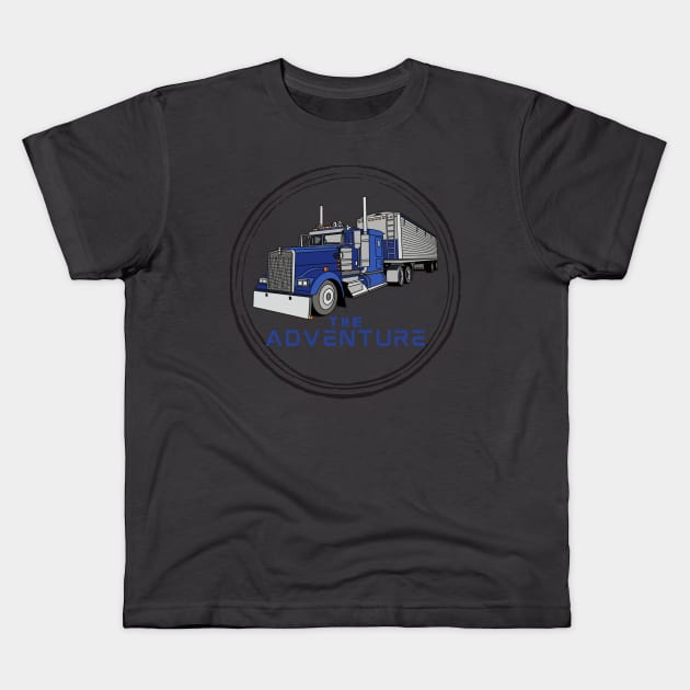 Trucking adventure Kids T-Shirt by Country merch